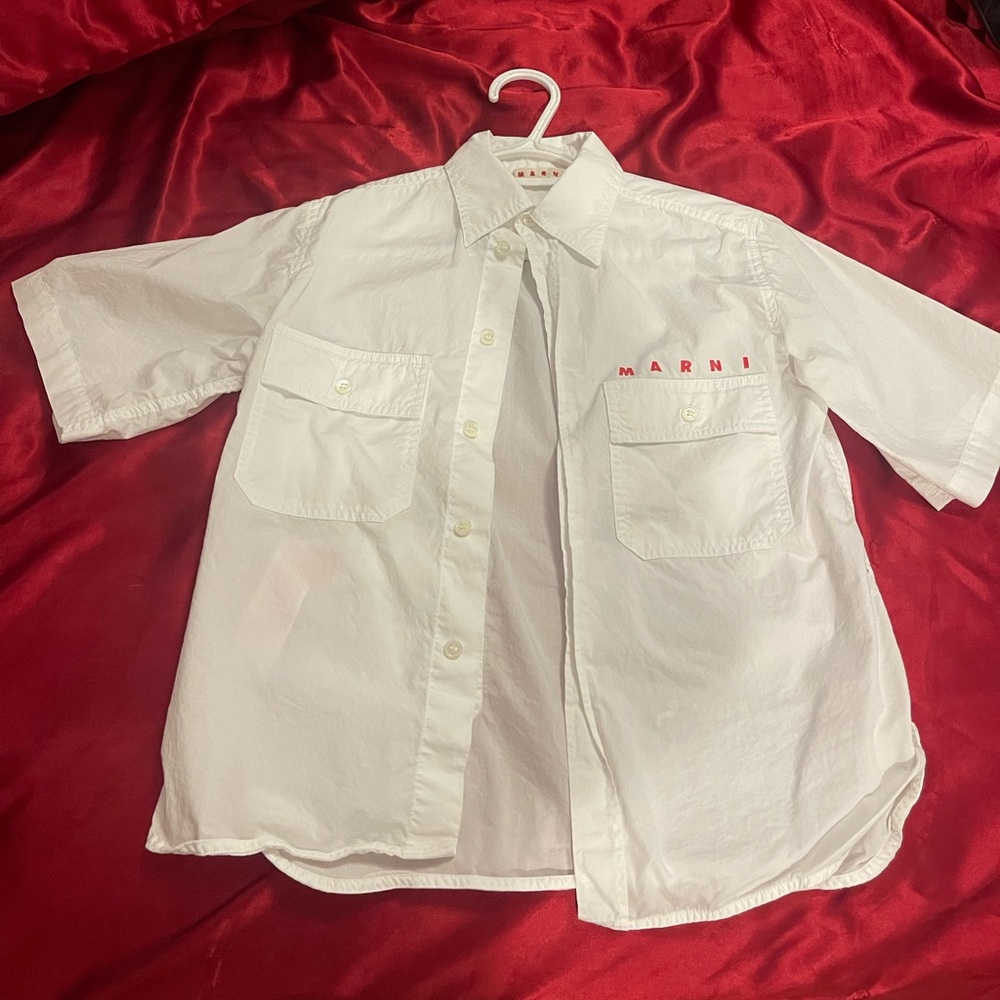 Marni Logo Button Up Shirt
